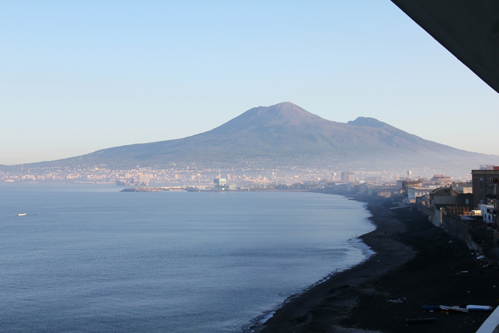 Vesuvius again, this time early in the morning of a beautiful clear day. 