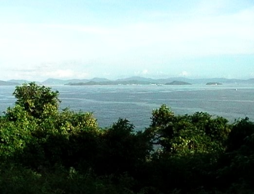 Phuket Island from the top of Koh Maiton.
