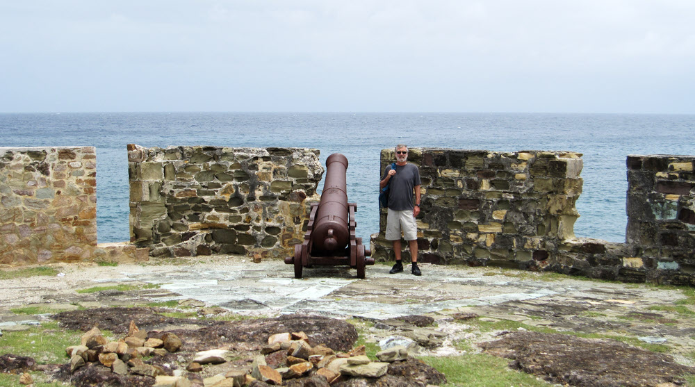 Old cannon at Fort Berkeley.