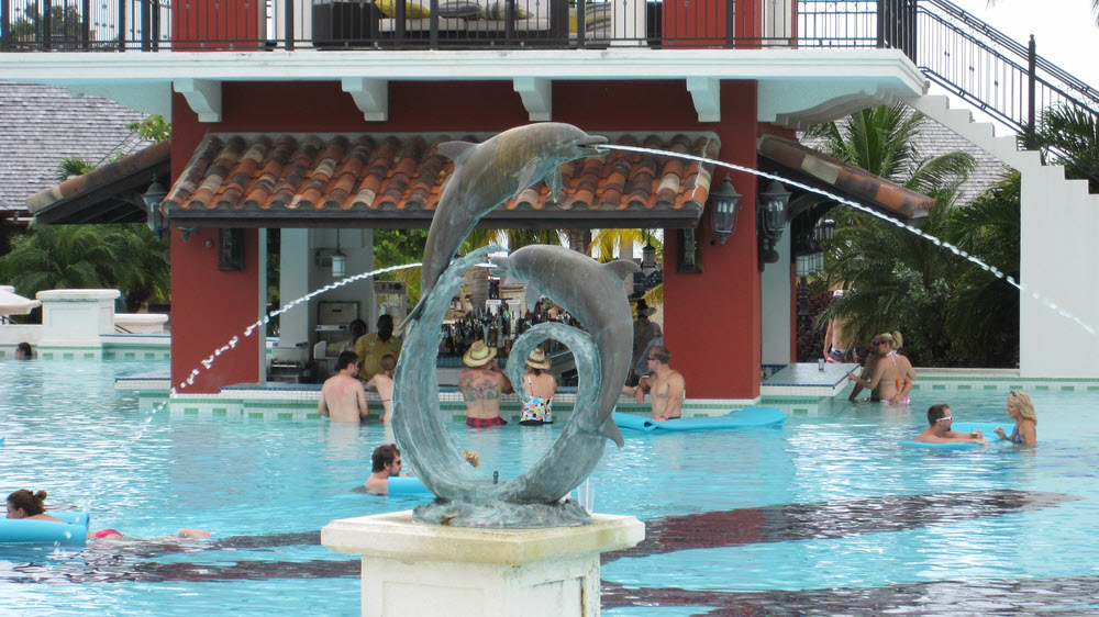 The biggest pool in the Mediterranean area.