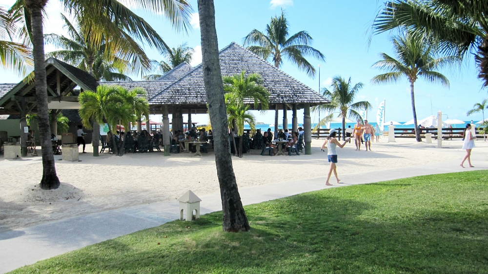 The Barefoot on the Beach restaurant.