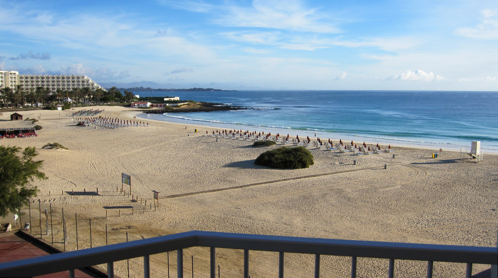 View from our balcony looking north-east. (208k)