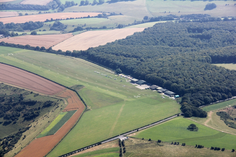 Compton Abbas airfield.