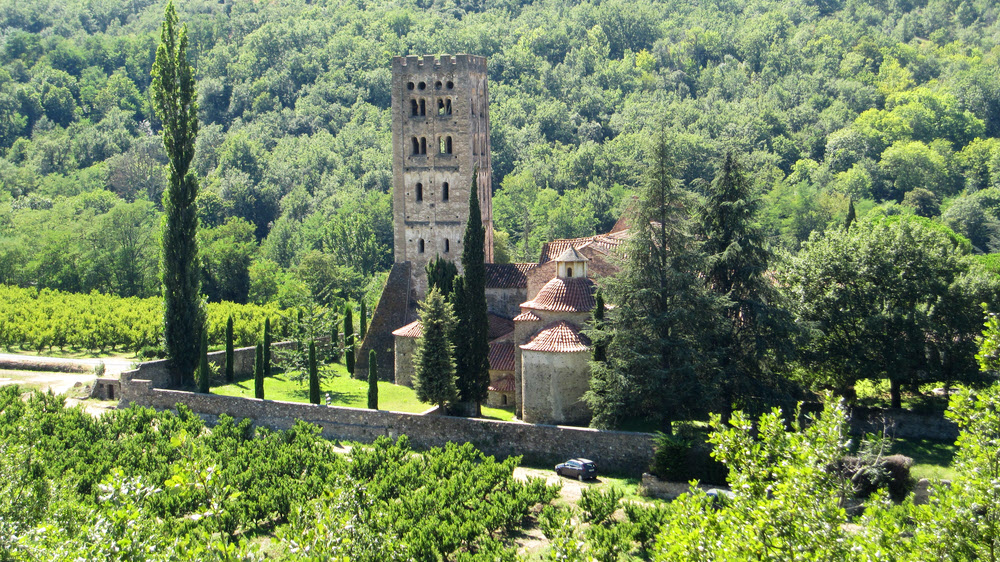 The Abbaye St-Michel de Cuxa near Prades.