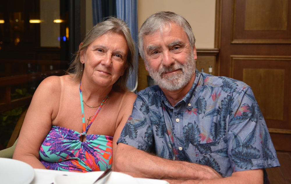 A couple of diners at Butch's Chophouse.