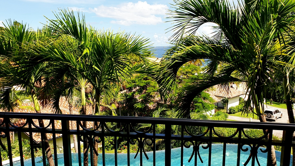 The view over the beach to the sea.