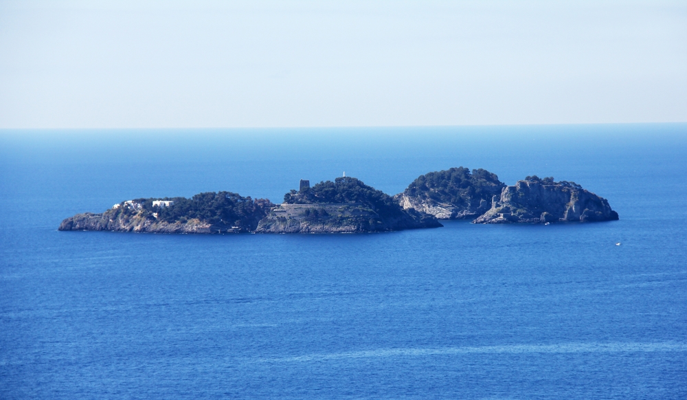 Some of the Le Sirenuse or Li Galli islands - a reference to the mythological Sirens said to have lived there.