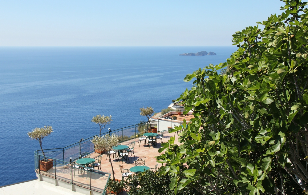 Looking back to the Sirenuse islands from just outside Positano.