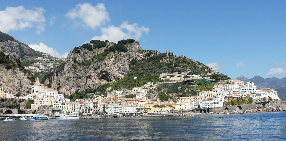 Amalfi from the sea. 
