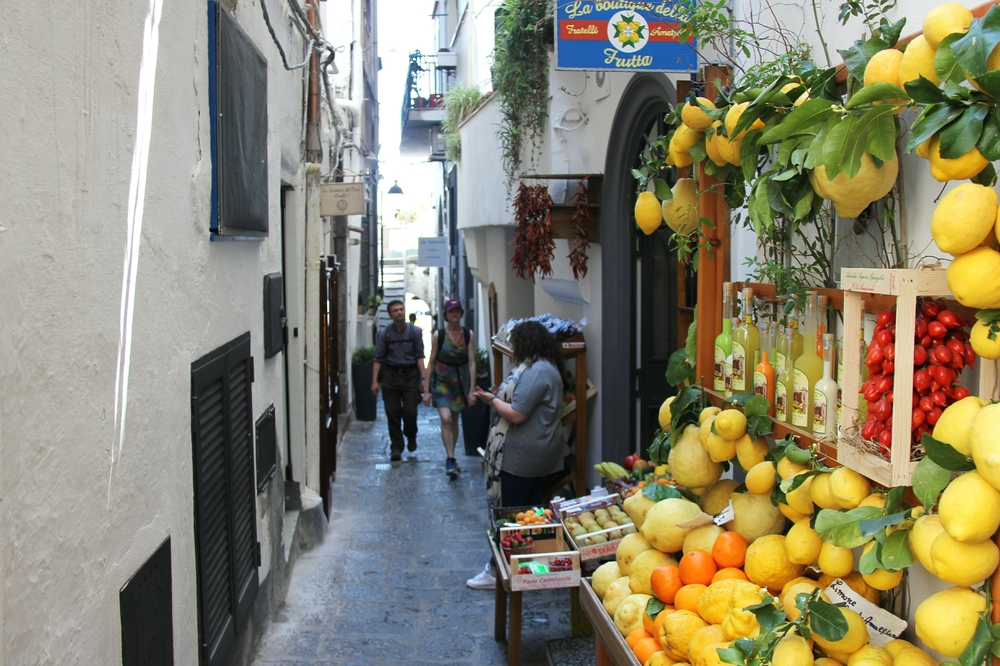 Amalfi is full of charming narrow alleyways. 