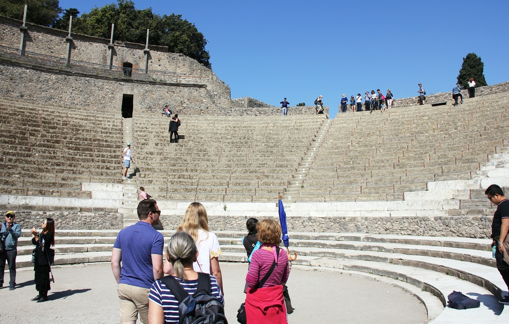 The Large Theatre where plays were staged.