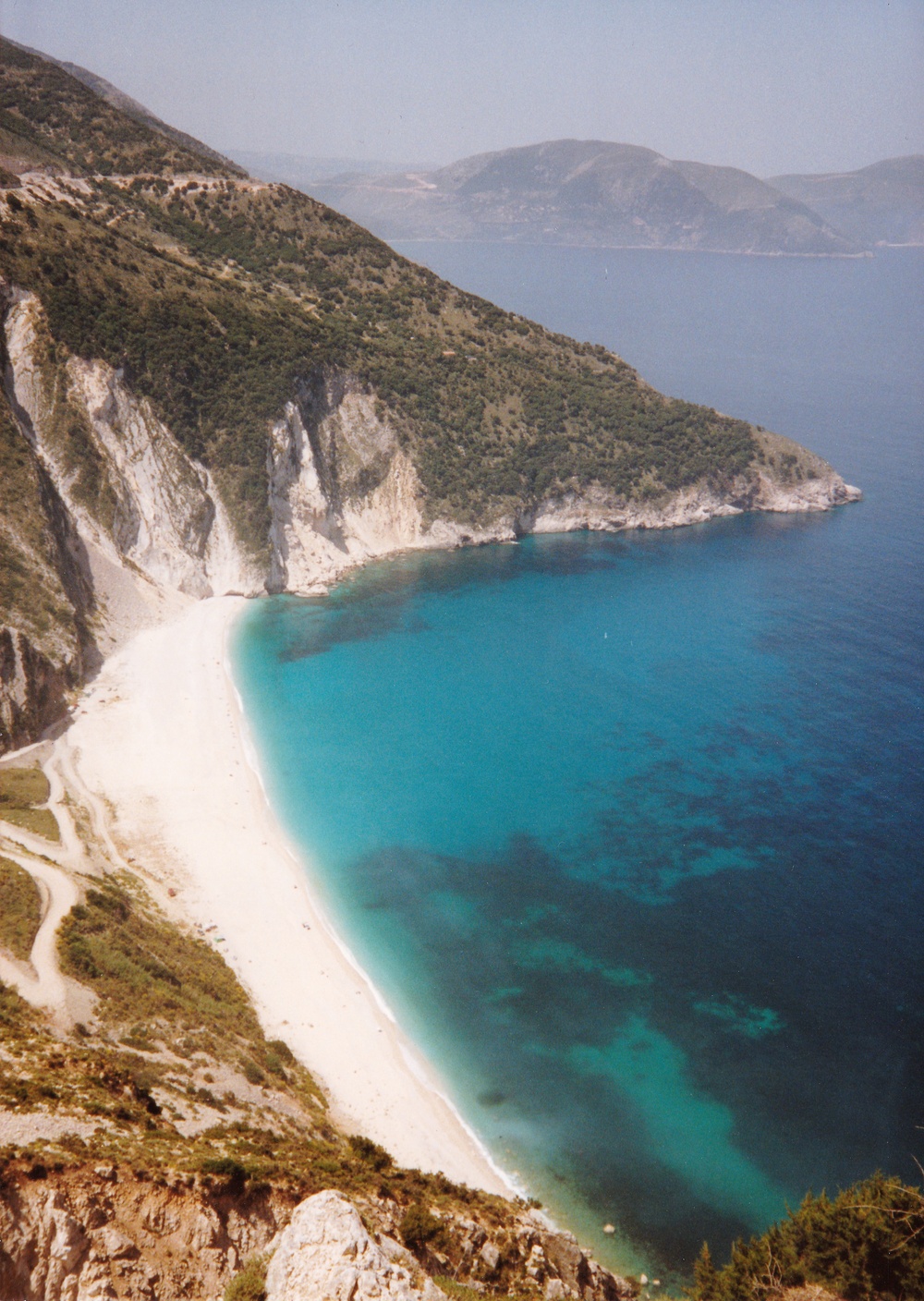 Spectacular views from the coast road.