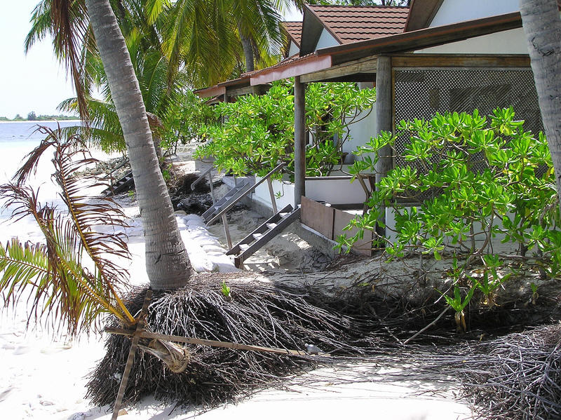 In front of rooms 1 to 6. (186k)