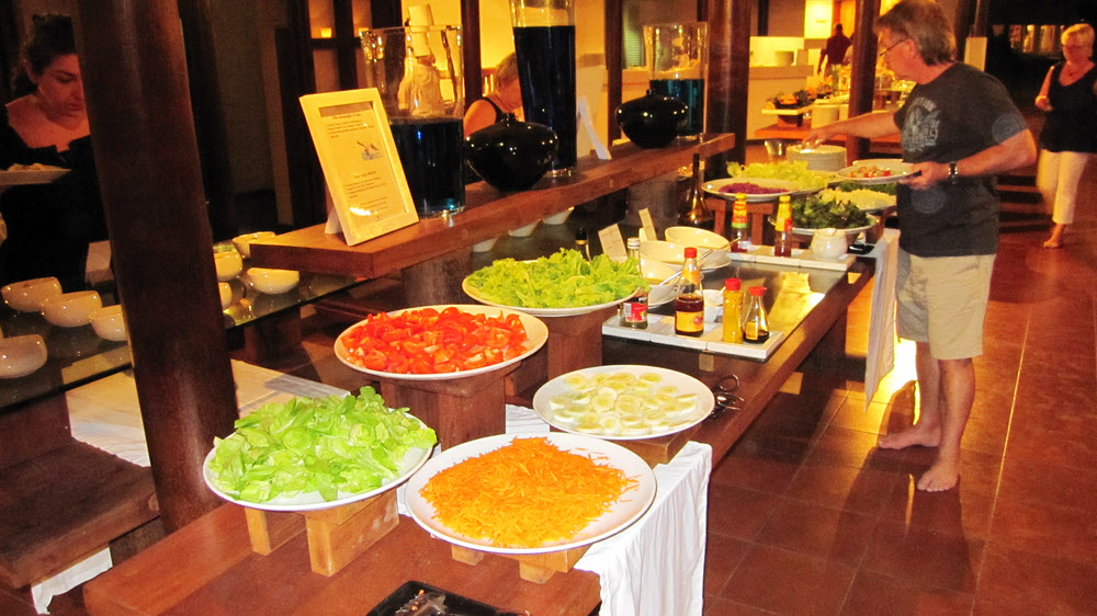 Some of the salad selection.