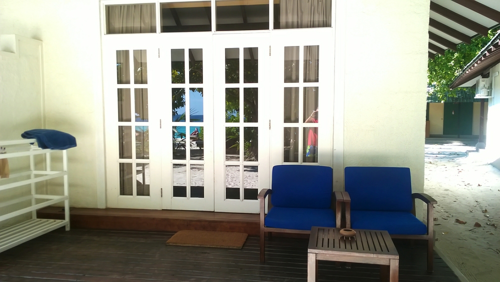 The verandah outside our room. 