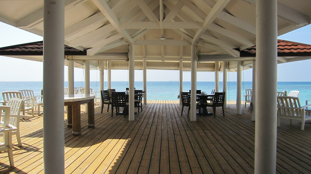 The Main Bar deck area.