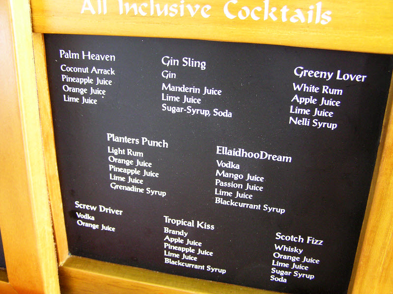 We can recommend the Palm Heaven and the Ellaidhoo Dream, but the Greeny Lover? Not on your Nelli.... (138k)