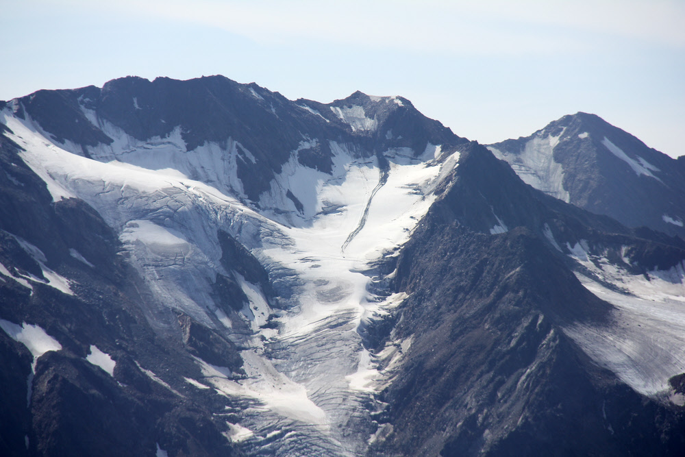 Glaciers seen from Gaislachkogl