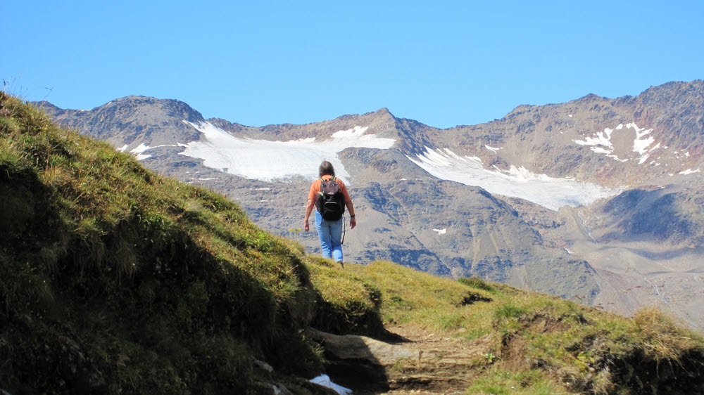 The saddle near Hohe Mut