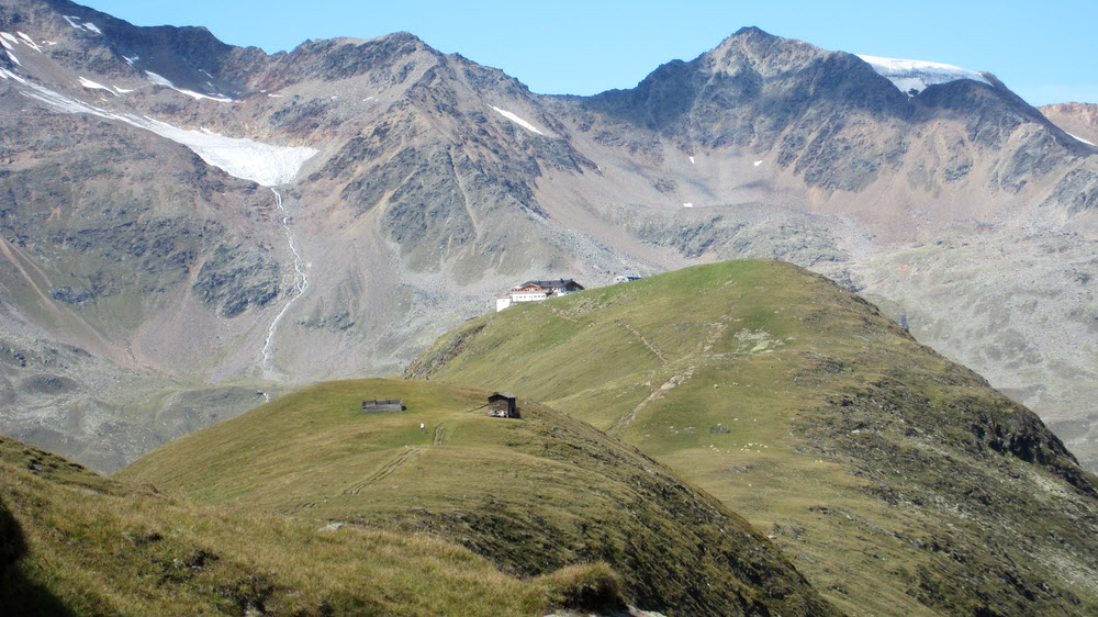 The saddle near Hohe Mut