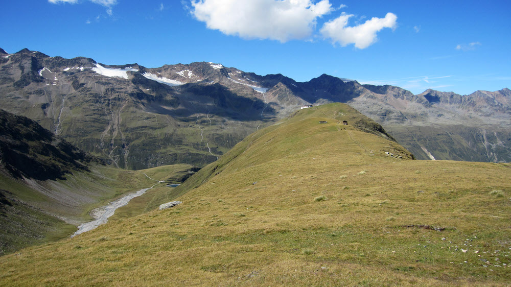 The saddle near Hohe Mut