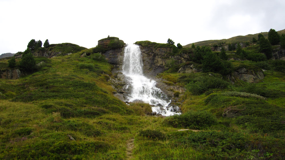 Waterfall above Obergurgl