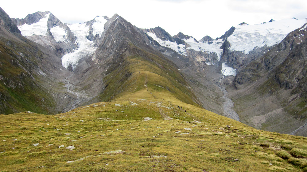 The saddle near Hohe Mut