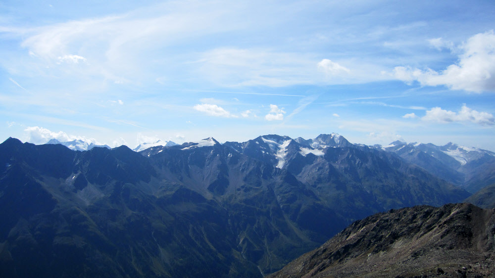 Snow-capped mountains