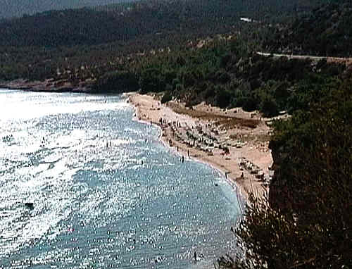 Psili Ammos beach near Votsalakia.