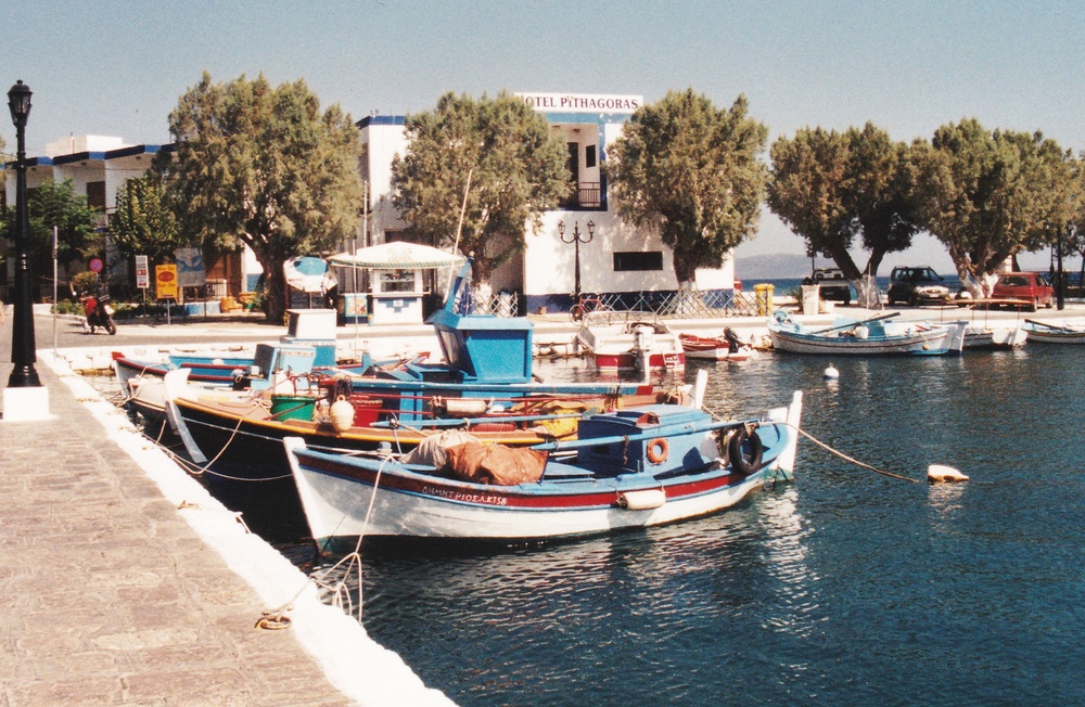 Pythagorion harbour.