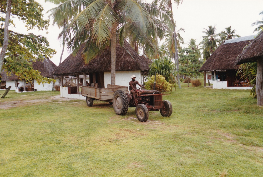 Luggage transfer equipment at Bird Island.