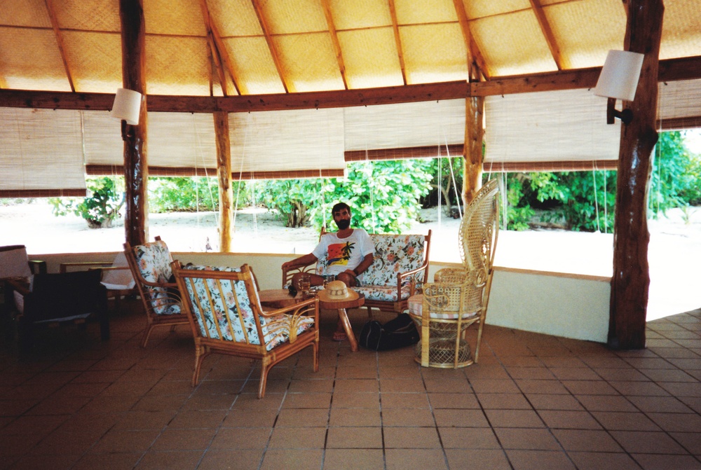 The main bar on Denis Island.