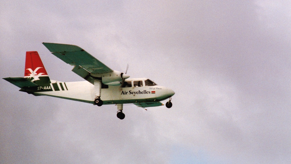 Even smaller planes also landed at Frigate.