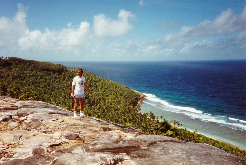 Fantastic view from the top of the island.