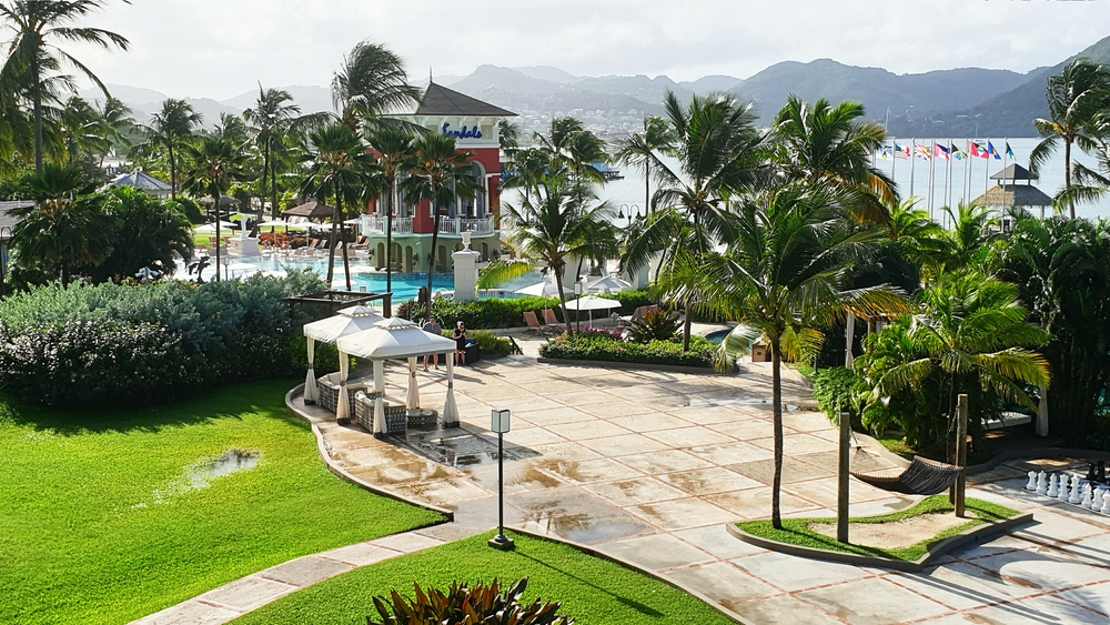 Looking to the left towards the Main Pool.