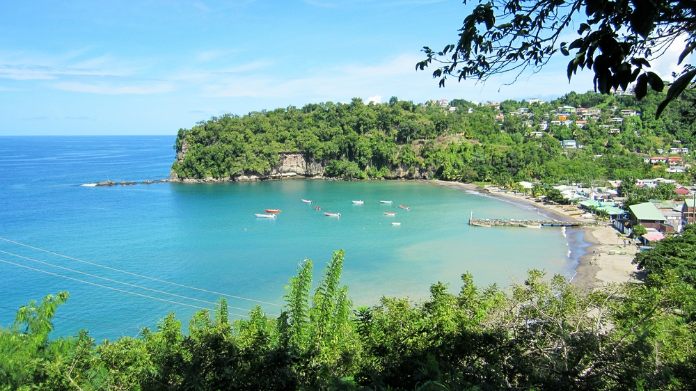 The fishing village of Anse La Raye.