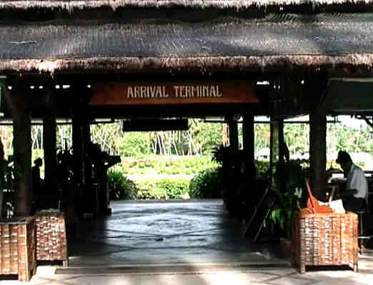 Koh Samui Airport, one of the prettiest big airports we've seen.