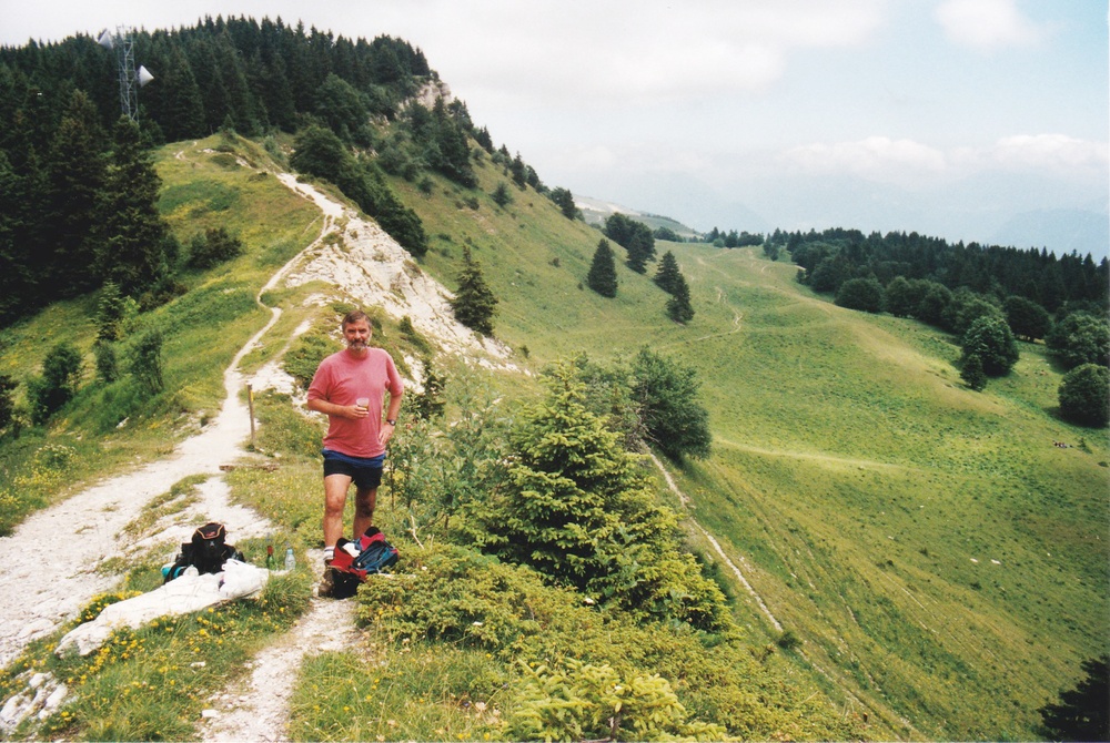 Picnic spot on the way down to Lans-en-Vercors.